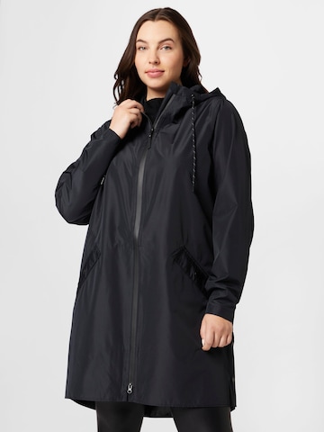 Zizzi Raincoat 'CAKLARA' in Black: front