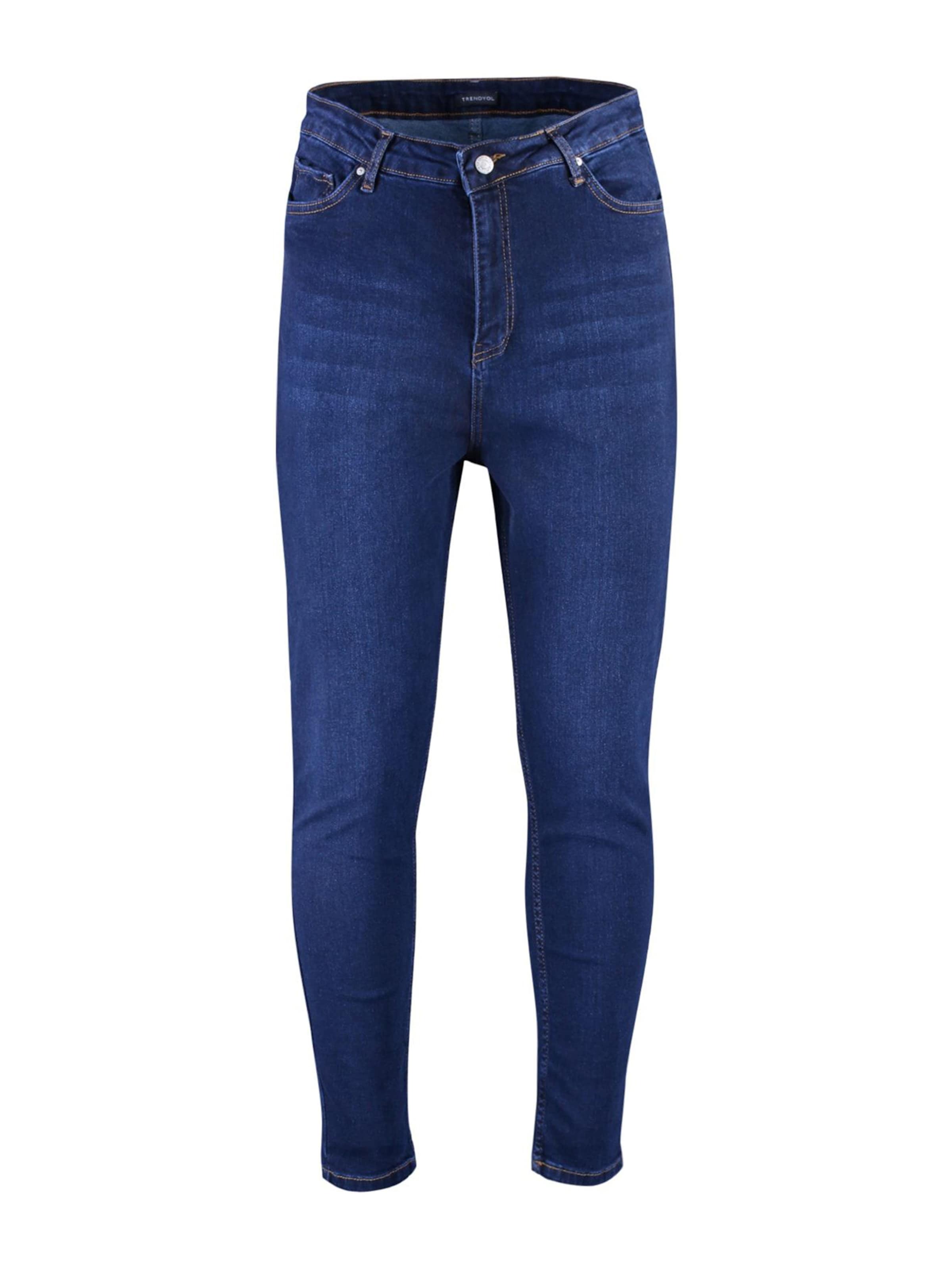 Trendyol Curve Skinny Farkut värissä sininen: etupuoli