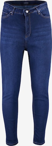Trendyol CurveSkinny Traperice - plava boja: prednji dio