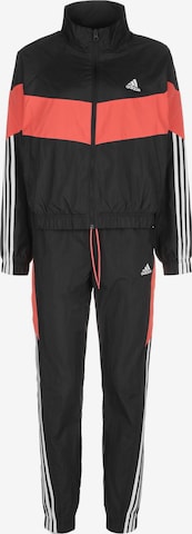 ADIDAS PERFORMANCE Sports Suit 'Game Time' in Black: front