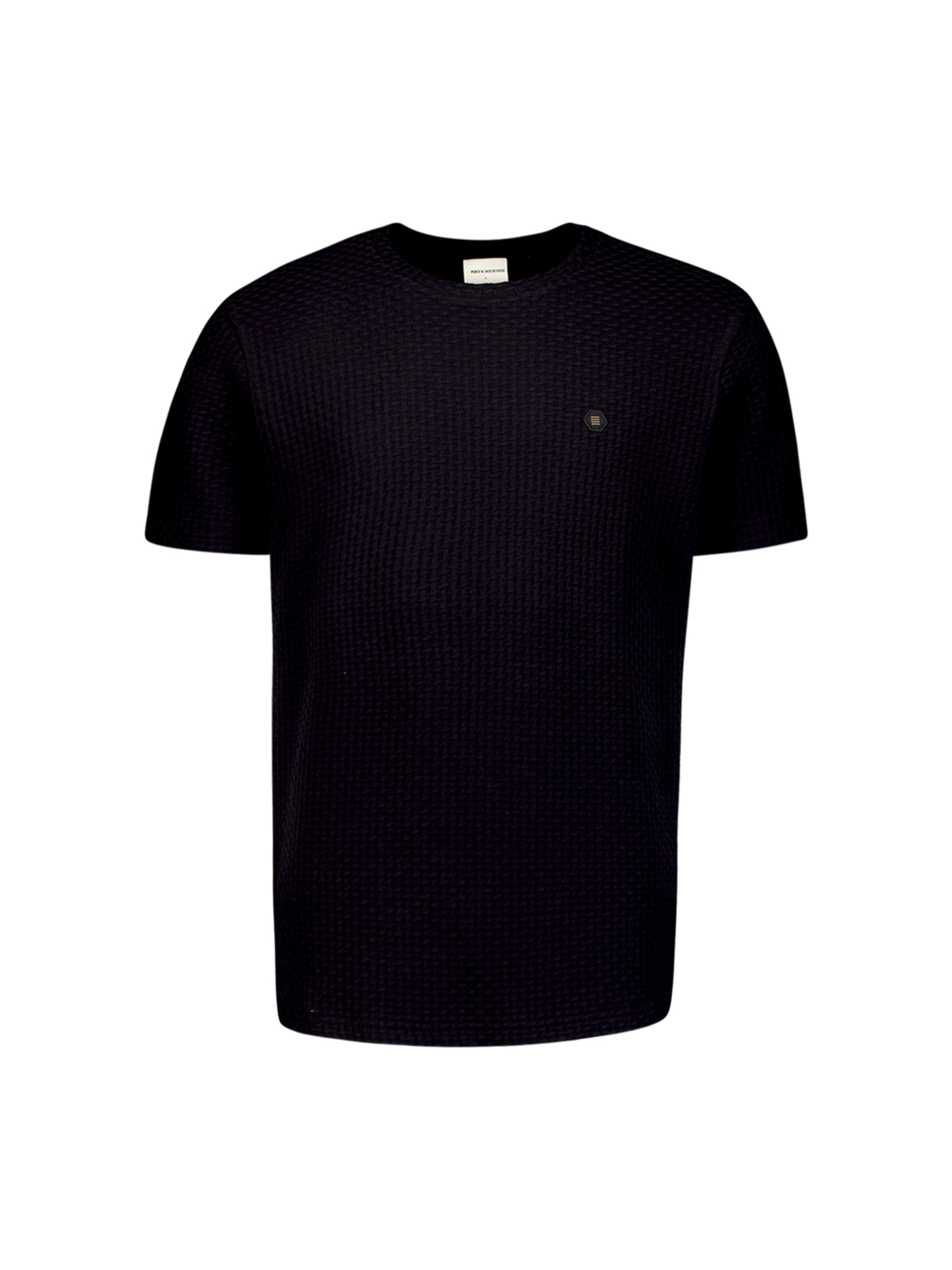 No Excess T-Shirt in Schwarz: Vorderseite
