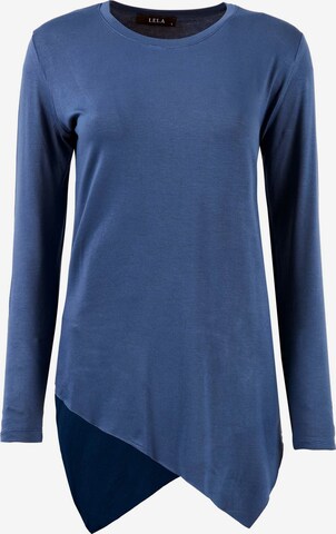 LELA Blouse in Blauw: voorkant