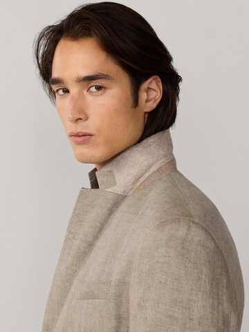 Hackett London Regular Fit Sakko 'DELAVE HOPSACK' in Beige