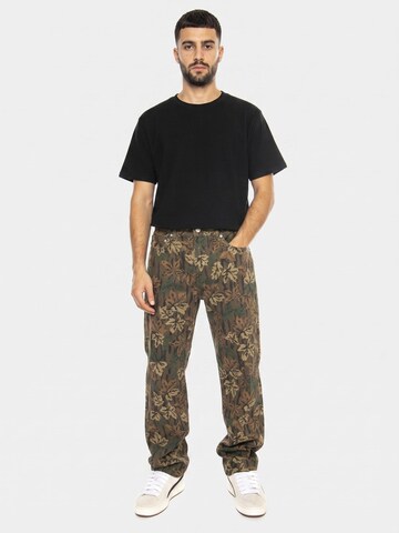 Obey Baggy Jeans 'Hardwork' i blandingsfarvet