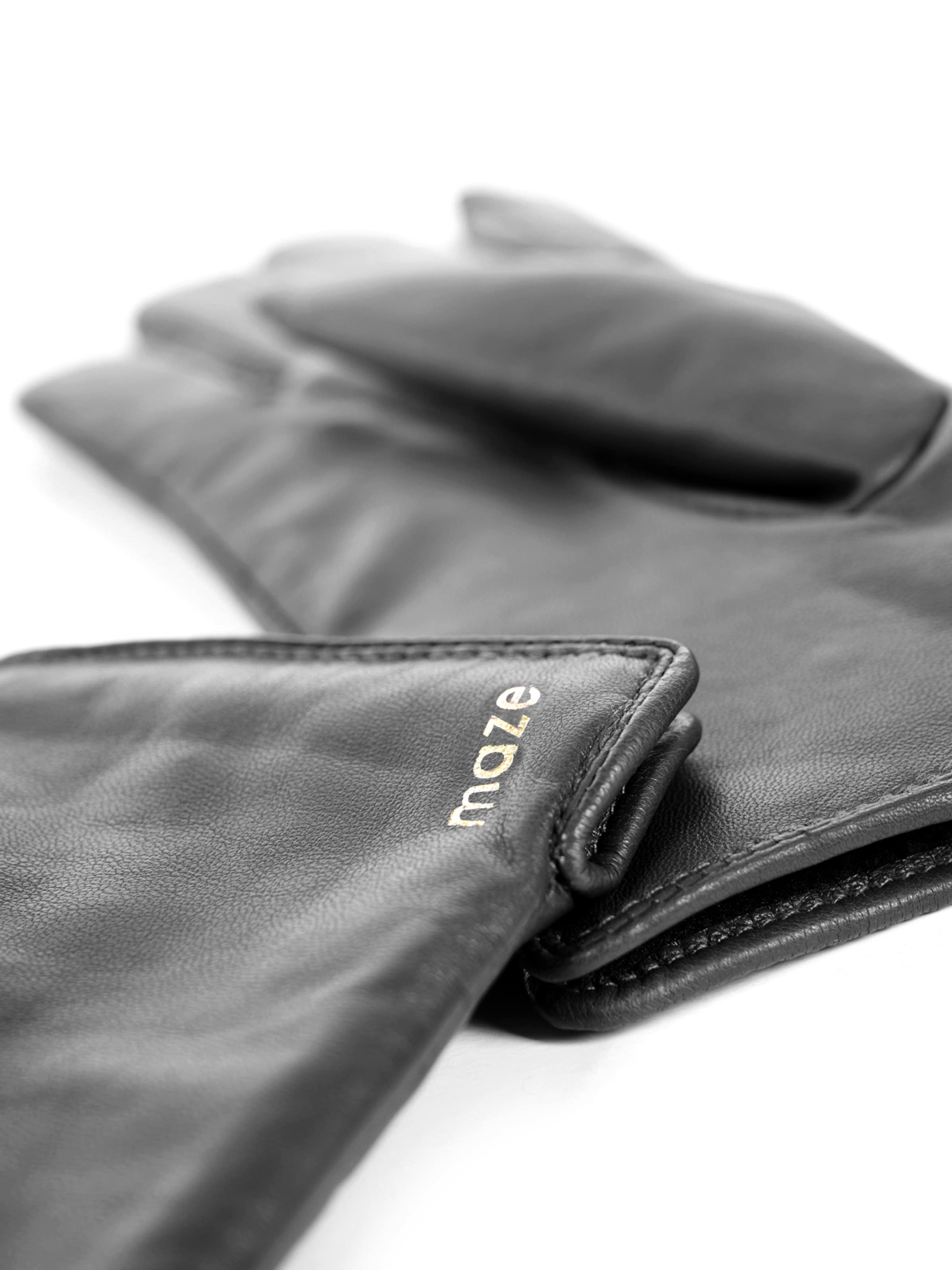 Maze Vingerhandschoenen in Zwart