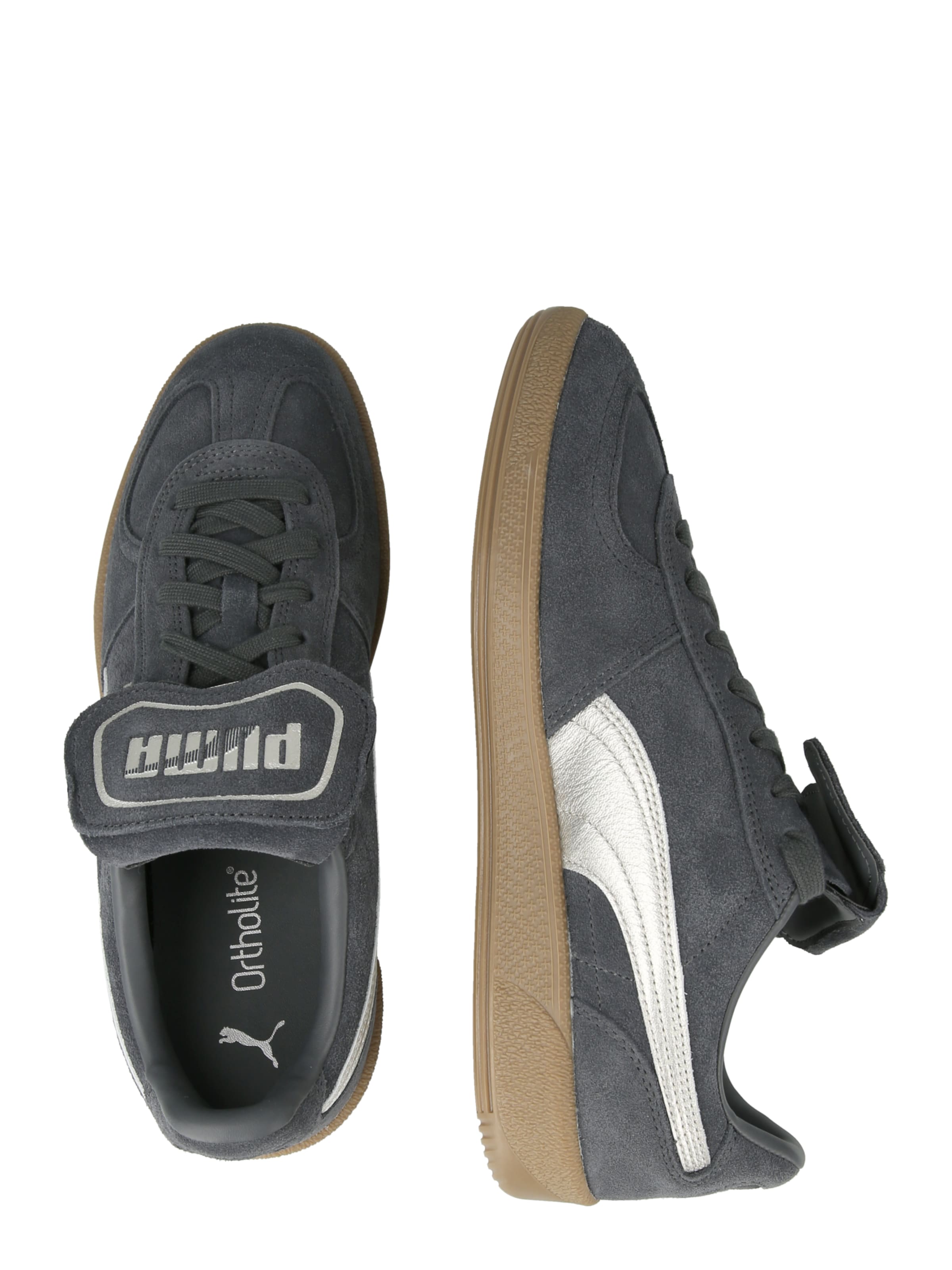 PUMA Низкие кроссовки 'Palermo Premium' в Серый