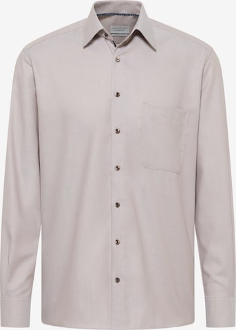 ETERNA Zakelijk overhemd in Beige: voorkant
