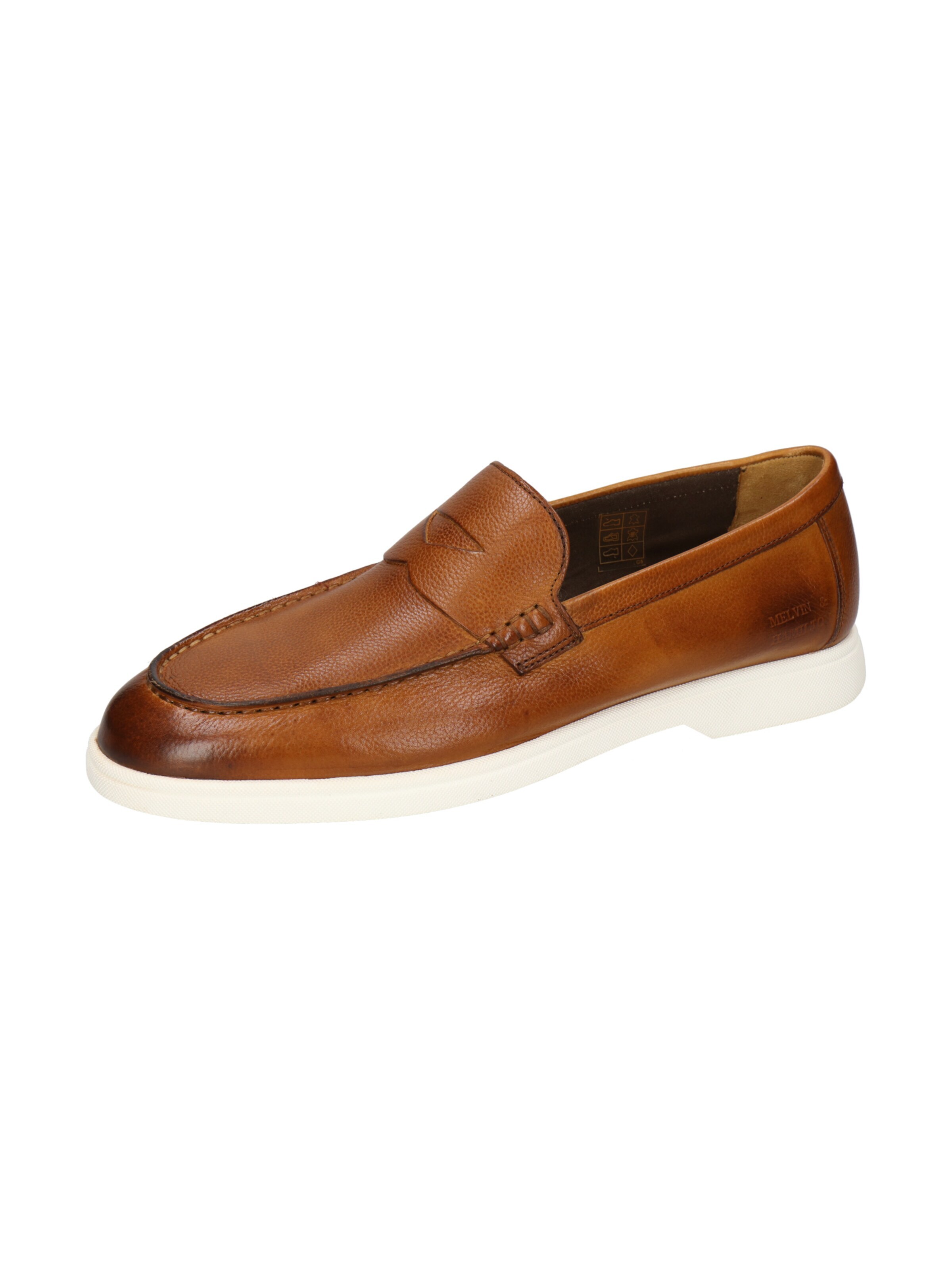 MELVIN & HAMILTON Moccasins 'Dean 3' in Brown: front