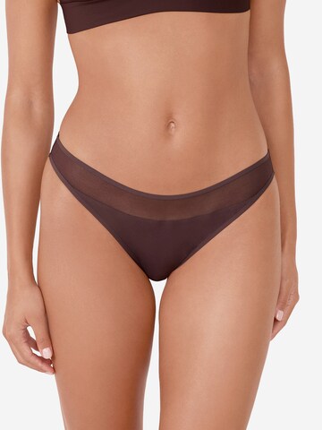 ETAM Slip 'Pure' in Braun: Vorderseite