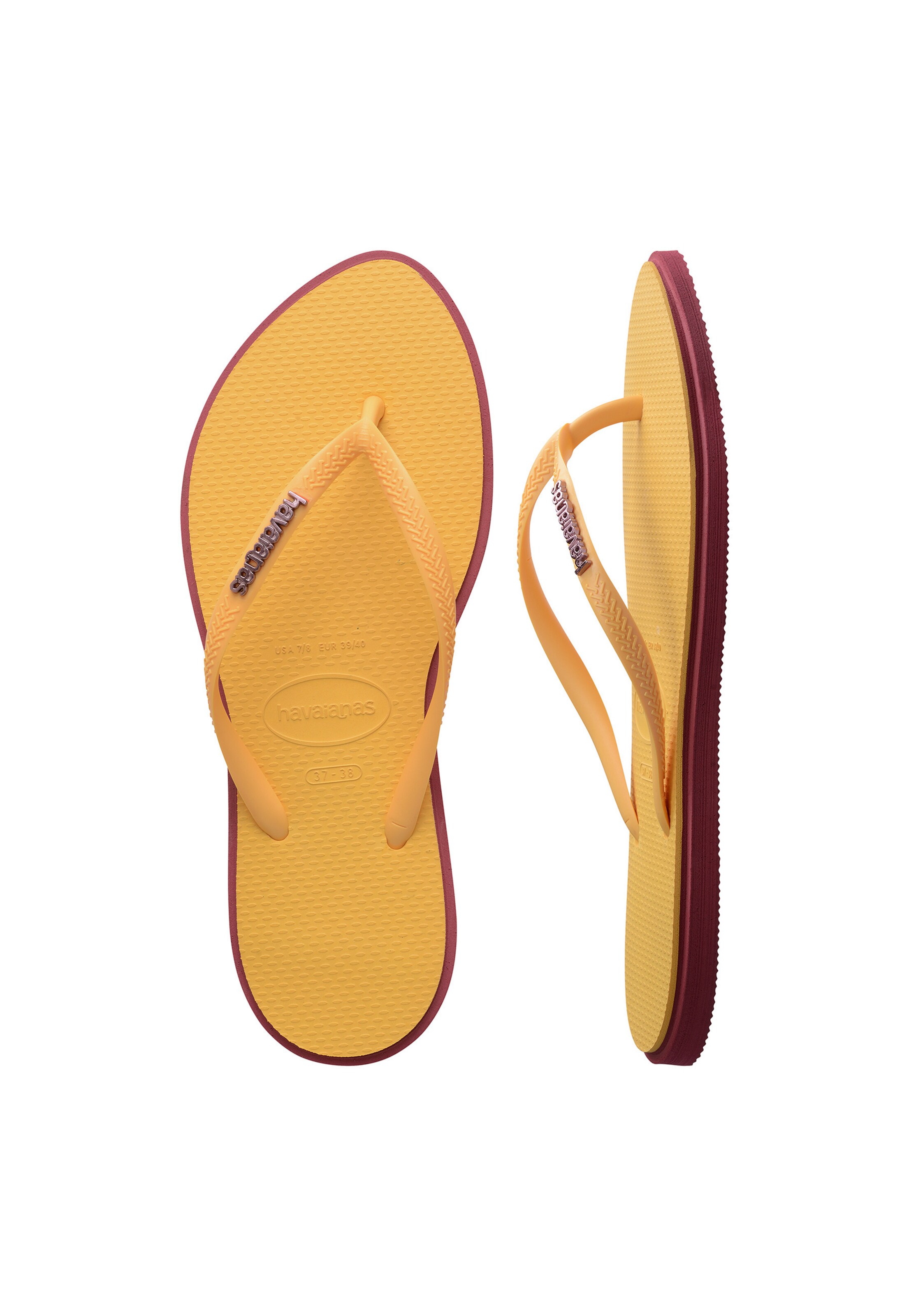 HAVAIANAS T-bar sandals in Yellow
