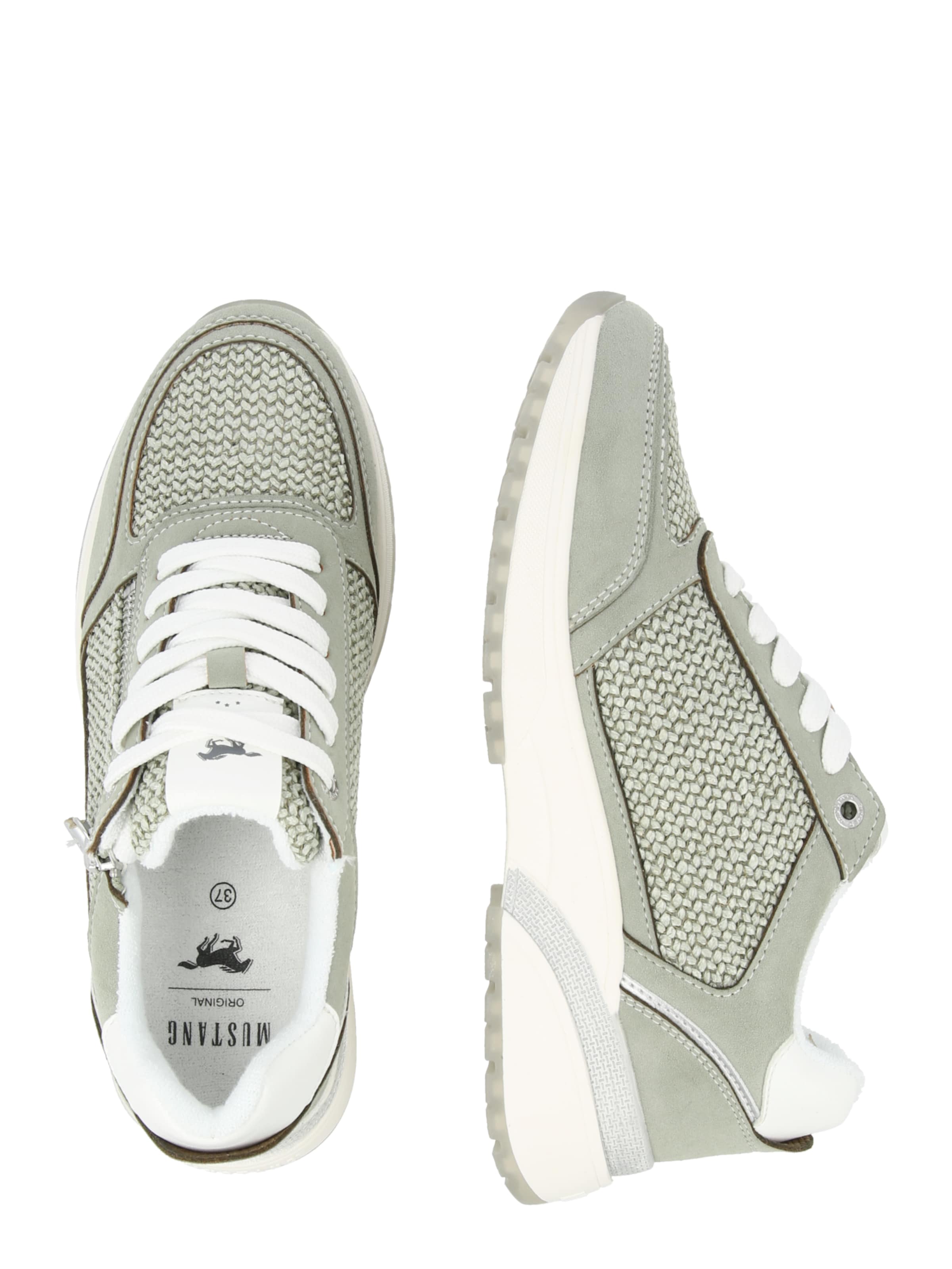 MUSTANG Σνίκερ χαμηλό σε πράσινο