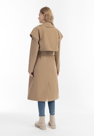 DreiMaster Vintage Between-Seasons Coat in Beige