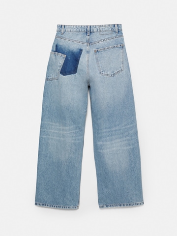 Pull&Bear Baggy Дънки в синьо