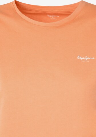 Pepe Jeans T-Shirt 'Bloom' in Orange