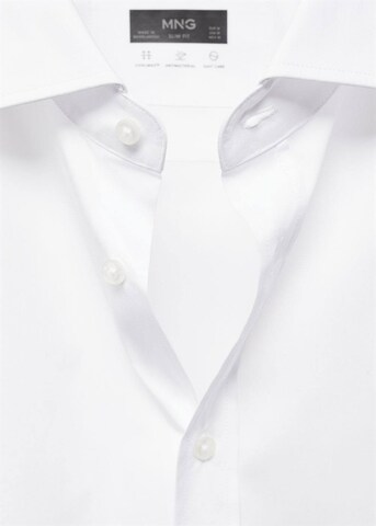 Coupe regular Chemise 'palmar' MANGO MAN en blanc