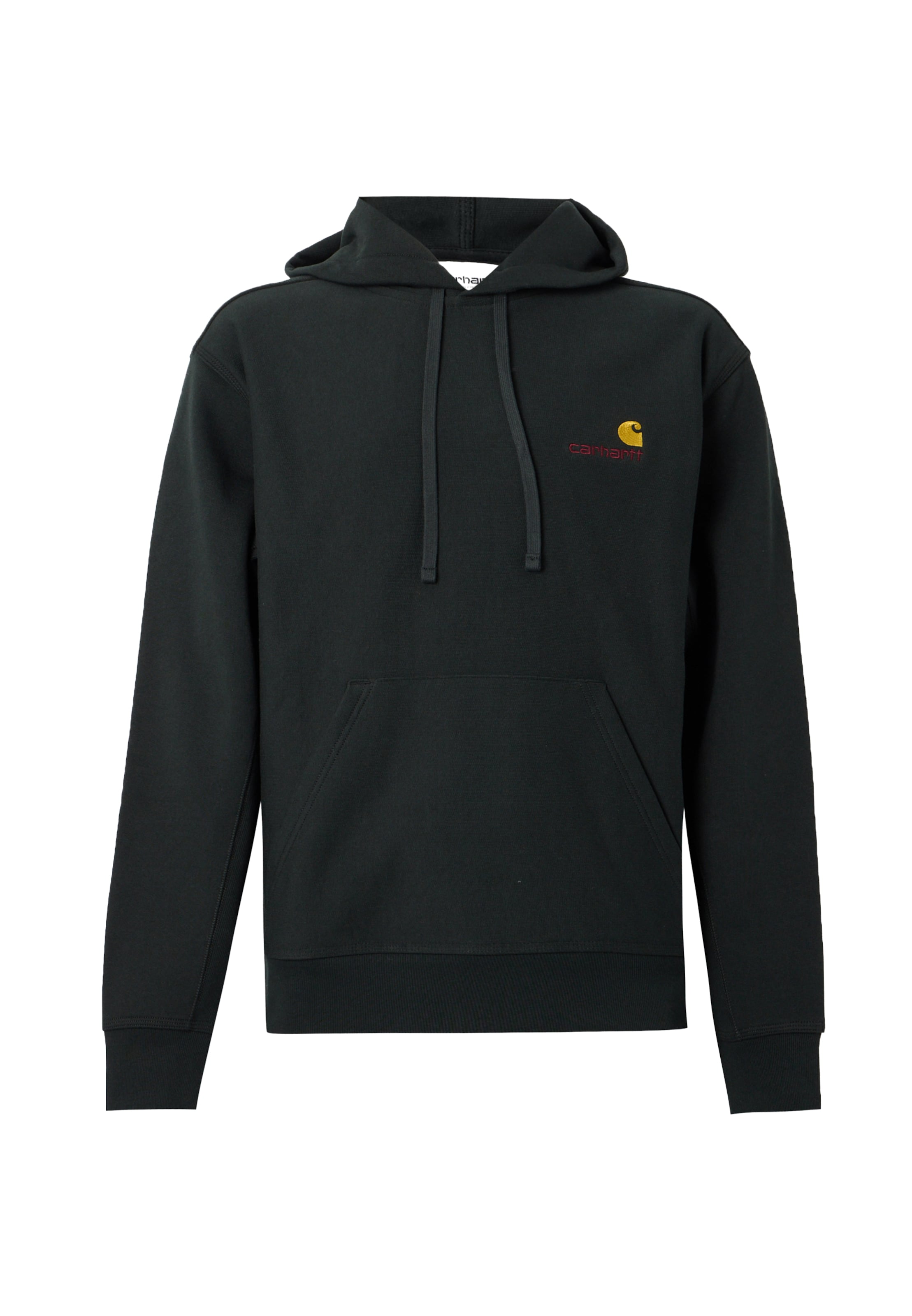 Carhartt WIP Mikina 'American Script' - Čierna: predná strana