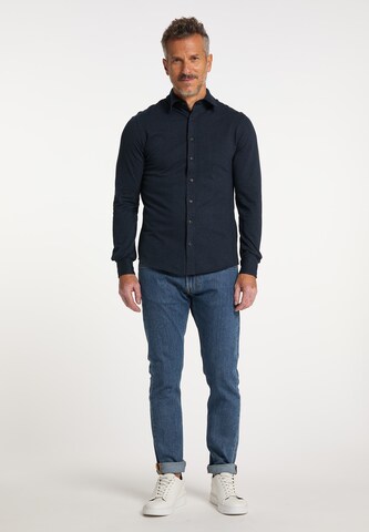 DreiMaster Maritim Slim fit Overhemd in Blauw