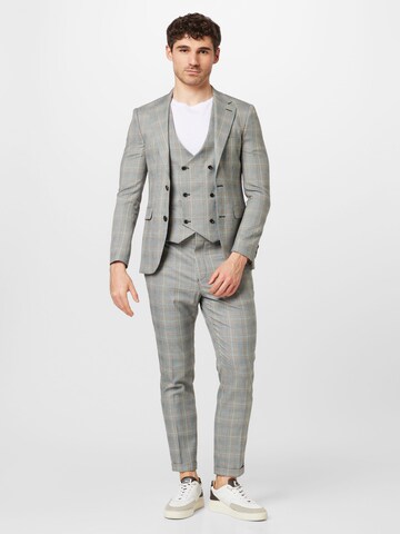 Coupe slim Veste de costume BURTON MENSWEAR LONDON en gris