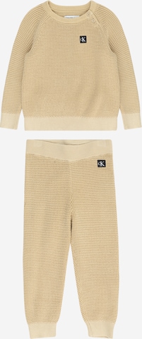 Calvin Klein Jeans Set in Beige: front