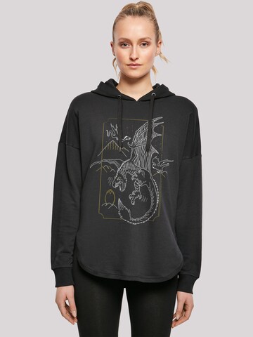 Sweat-shirt 'Harry Potter Dragon' F4NT4STIC en noir : devant