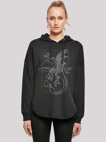 F4NT4STIC Sweatshirt 'Harry Potter Dragon' in Zwart: voorkant