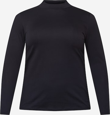 Tricou de la Calvin Klein Curve pe negru: față