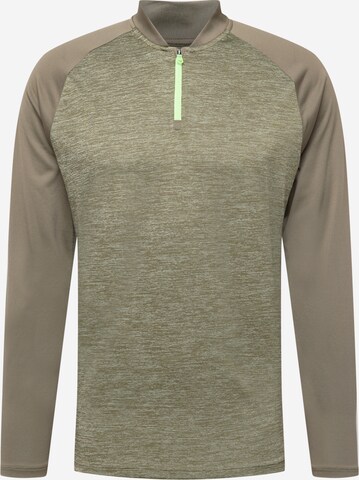 UNDER ARMOUR Performance Shirt 'Tech' in Green: front