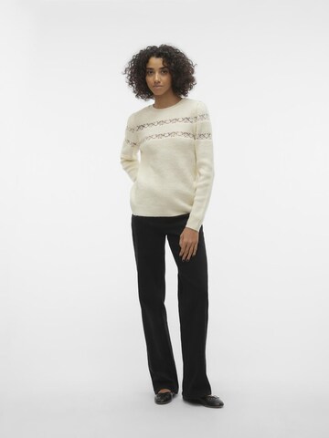 VERO MODA Sweter 'EA' w kolorze beżowy