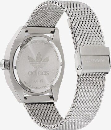 ADIDAS ORIGINALS Analog Watch 'Ao Fashion Edition Two' in Silver