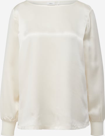 s.Oliver BLACK LABEL Blouse in Beige: voorkant