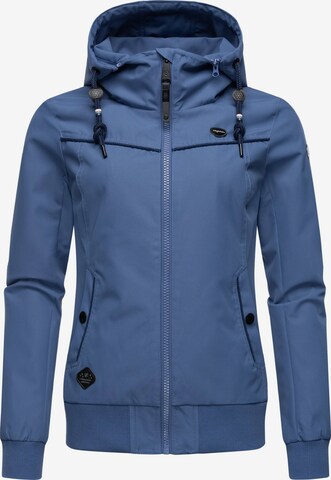 Ragwear Weatherproof jacket 'Jotty' in Blue: front