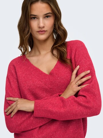 ONLY Pullover 'ONLElinor' in Rot