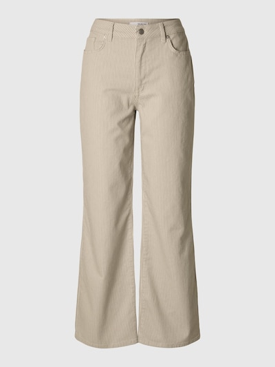 SELECTED FEMME Jean en beige / blanc, Vue avec produit