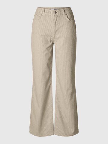 Wide Leg Jean SELECTED FEMME en beige