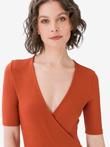 Les Lunes Shirtbody 'Zoey' in Orange