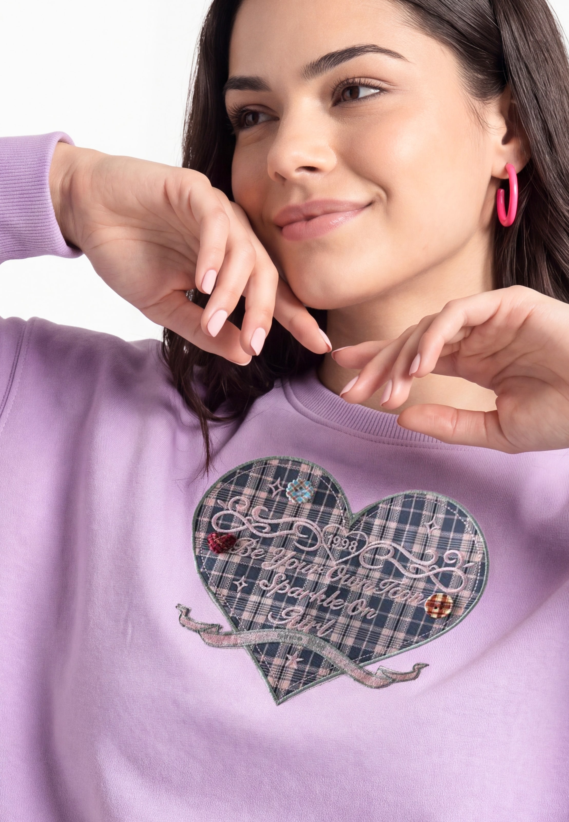 MYMO - Sweatshirt em roxo