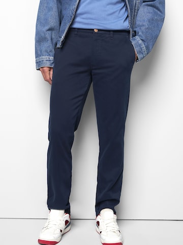 Regular Pantalon chino 'M5 Move 2-6502' MEYER en bleu : devant