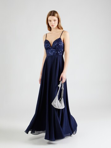 Robe de soirée SWING en bleu