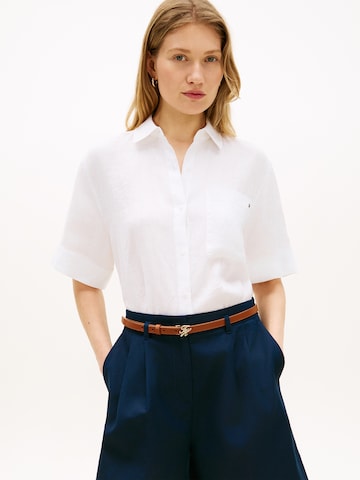 Camicia da donna 'ESS' di TOMMY HILFIGER in bianco: frontale