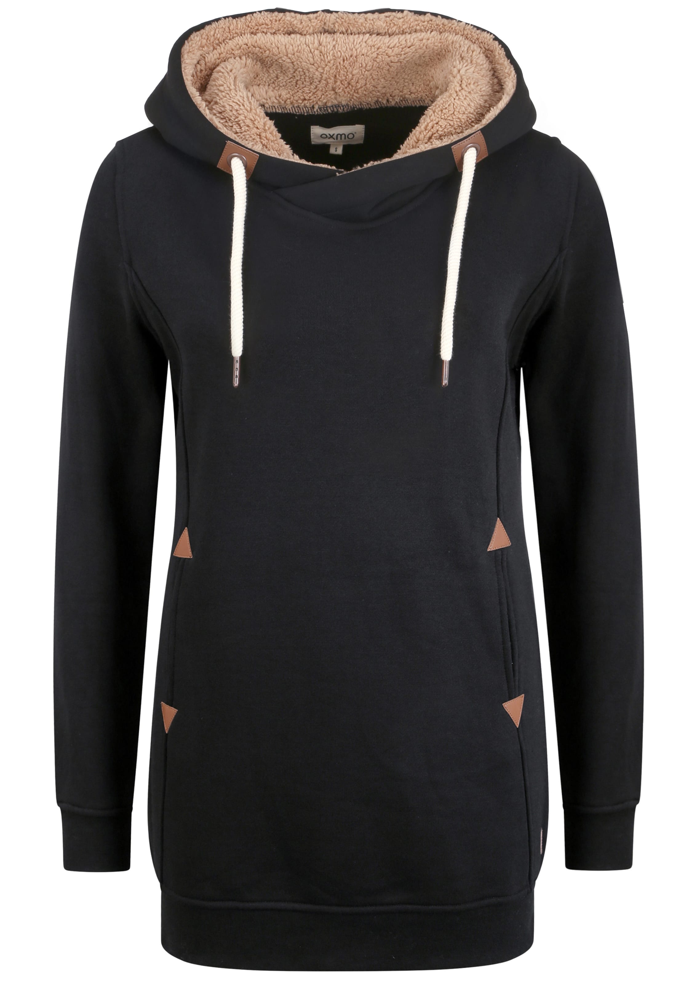 Sweat-shirt 'Vicky' Oxmo en noir : devant