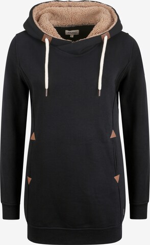 Oxmo Sweatshirt 'Vicky' in Black: front