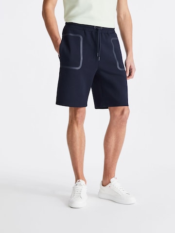 Peuterey Regular Sportbroek 'PEUTEREY MITCHEL 03 BERMUDA' in Blauw