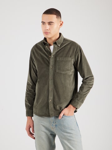 SELECTED HOMME Regular Fit Hemd 'SLHDAN' in Grün: Vorderseite