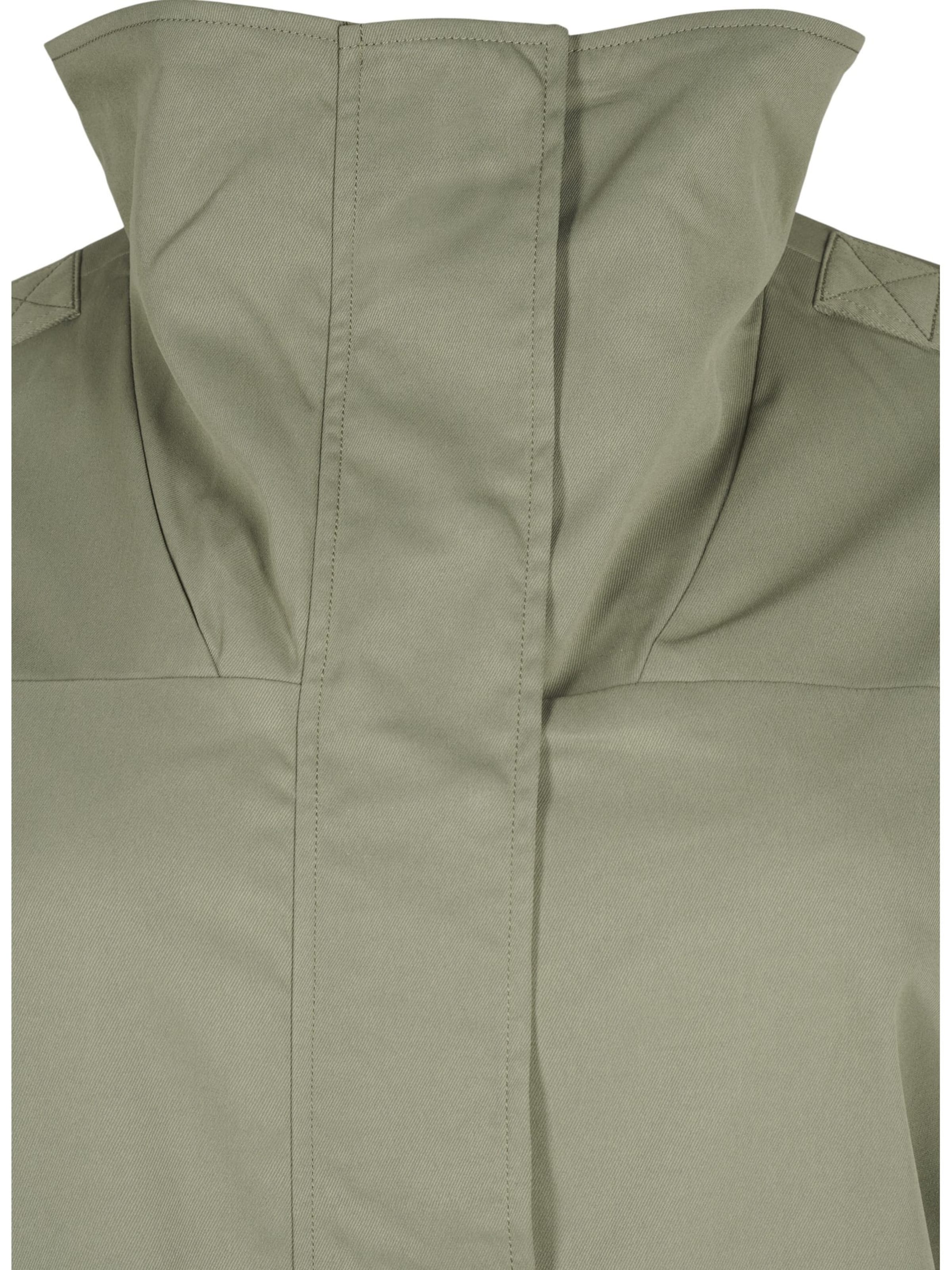 Zizzi Between-seasons parka in Green