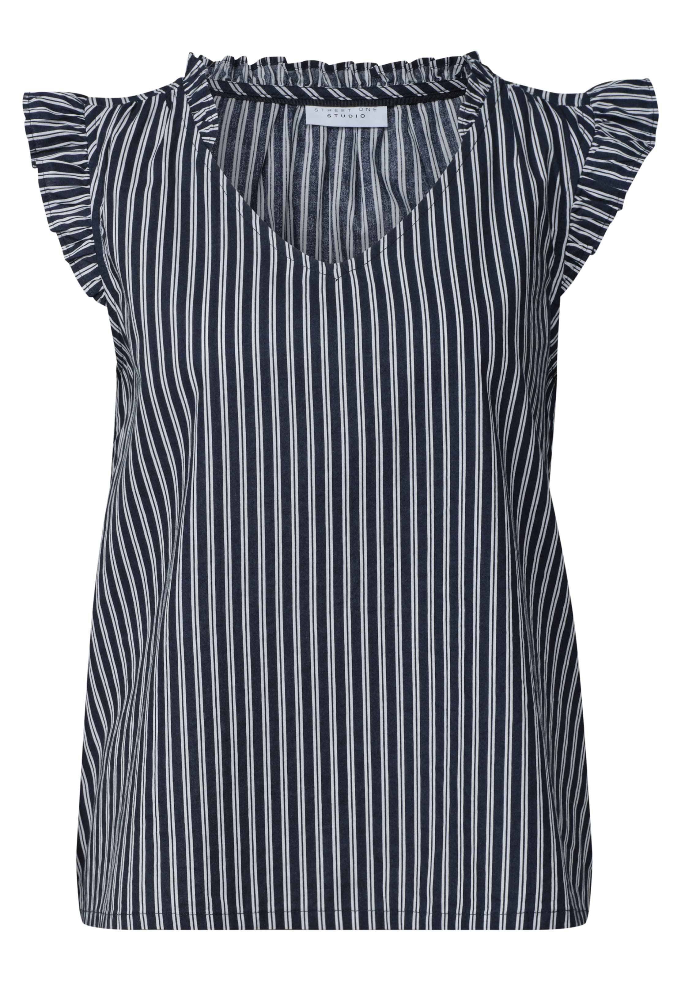 Street One Studio Blouse in Blue: front