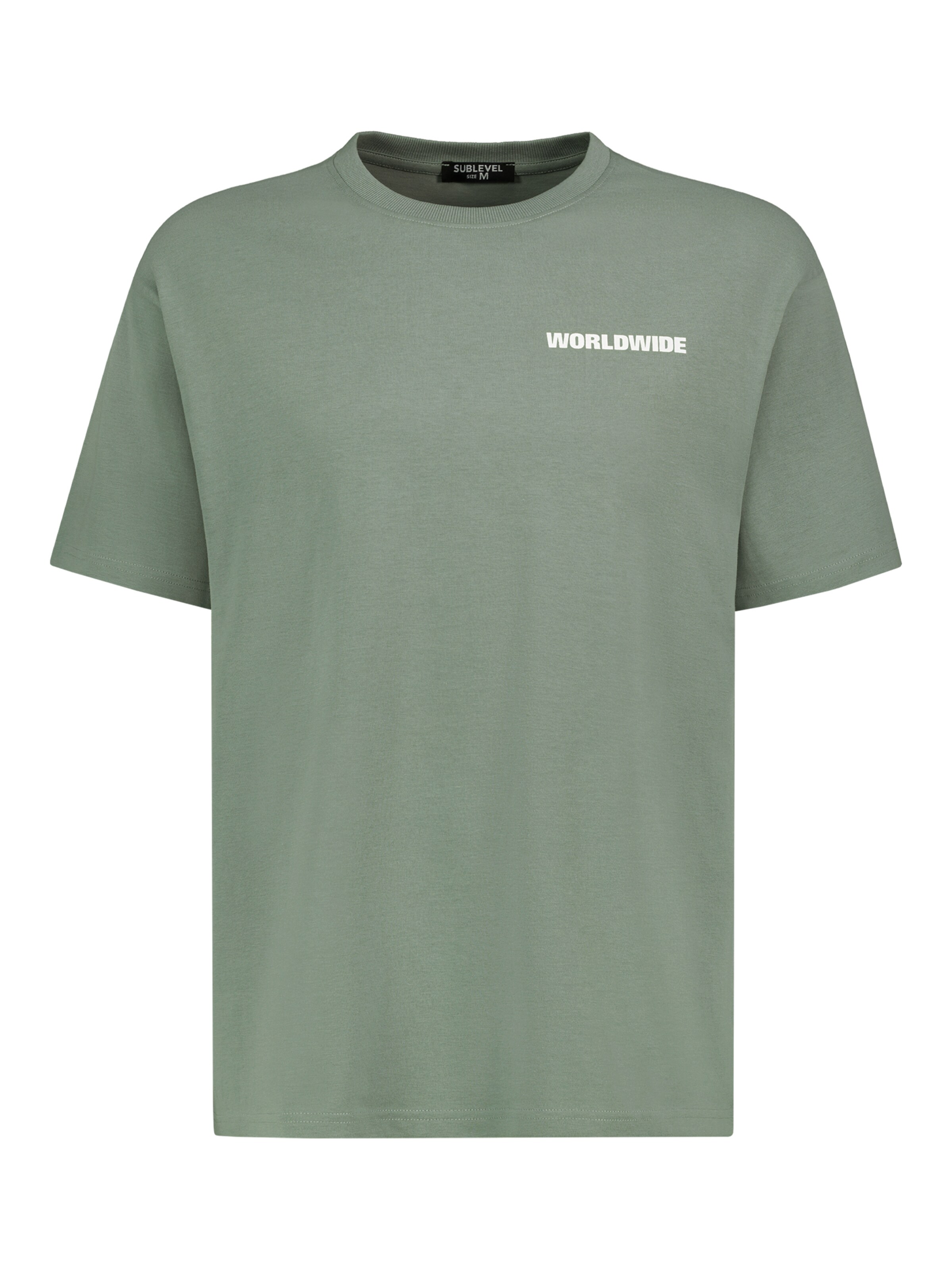 Sublevel Shirt in Grün: Vorderseite