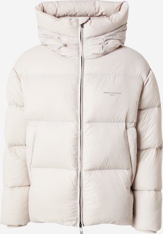 ARMANI EXCHANGE - Casaco de inverno em branco: frente
