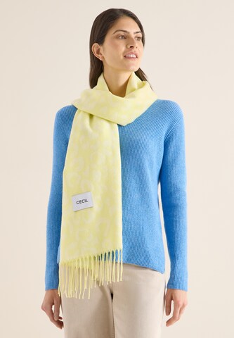 CECIL Schal in Gelb: Vorderseite