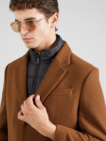 SELECTED HOMME Between-seasons coat 'SLHNew Joseph' in Brown