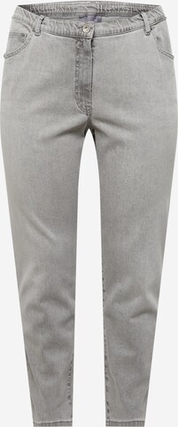 SAMOON Slim fit Jeans 'Sandy' in Grey: front